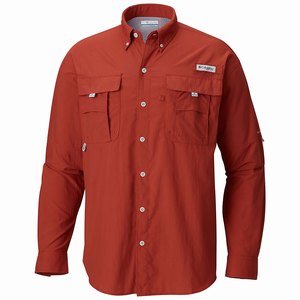 Columbia PFG Bahama™ II Långärmad Tröja Herr Röda (ZSAIU2640)